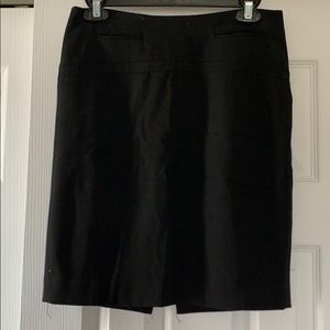 Black pencil skirt